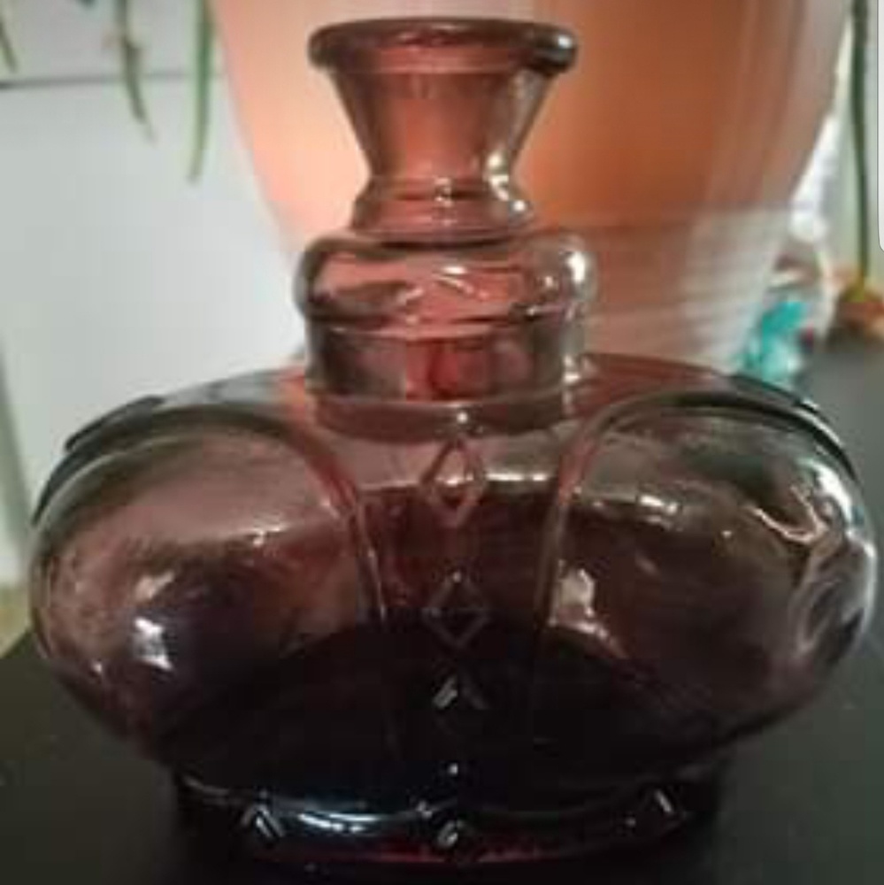 Vintage purple amethyst glass made in Italy